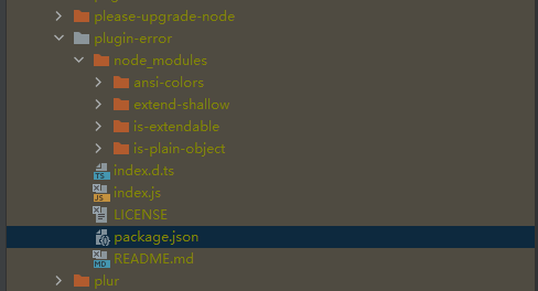 deep dependency tree example